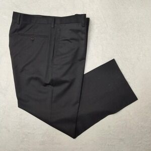 Banana Republic Dress Pants Mens 35x26 Gray Wool Stretch Slim Fit Marzotto Slack